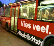Cités op een bus in Genk: 'Vies veel', wat 'Heel veel' betekent
