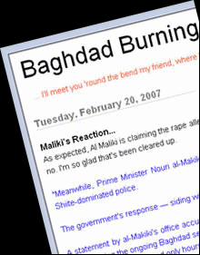 Riverbend. Blog als ooggetuige en kritische politieke stem in Irak. 